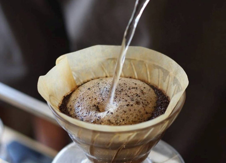 ハナモリコーヒースタンドのハンドドリップ教室