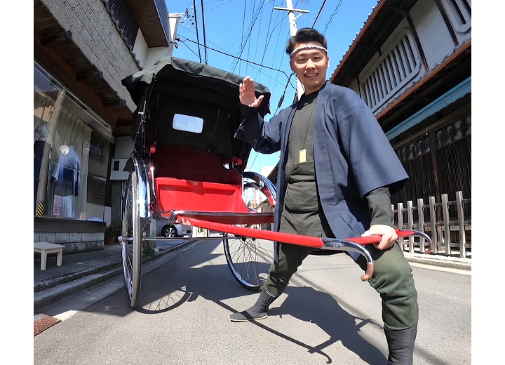 人力車で楽しむドッグウェルネス
